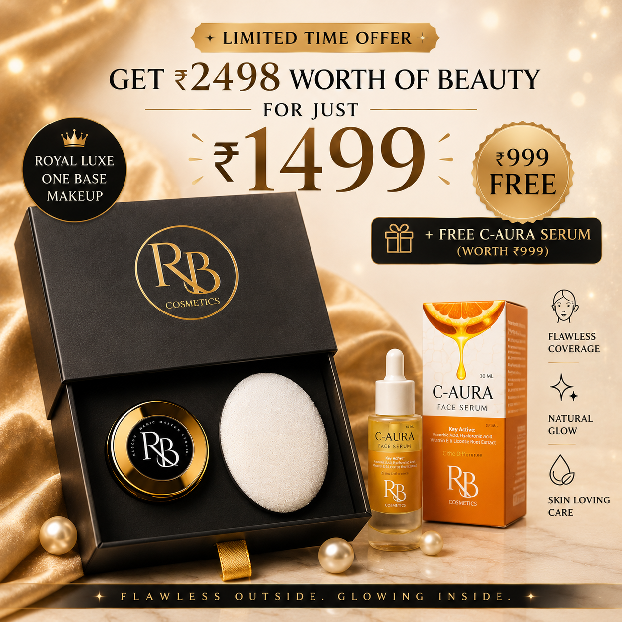 RB Magic Makeup One Base, Flawless Finish