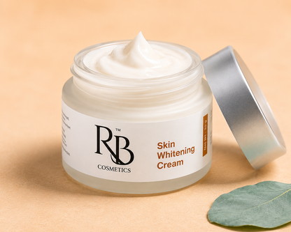 RB Cosmetics Skin Whitening Cream | Brightening & Pigmentation Care Cream | Niacinamide, Alpha Arbutin & Glutathione | 30g