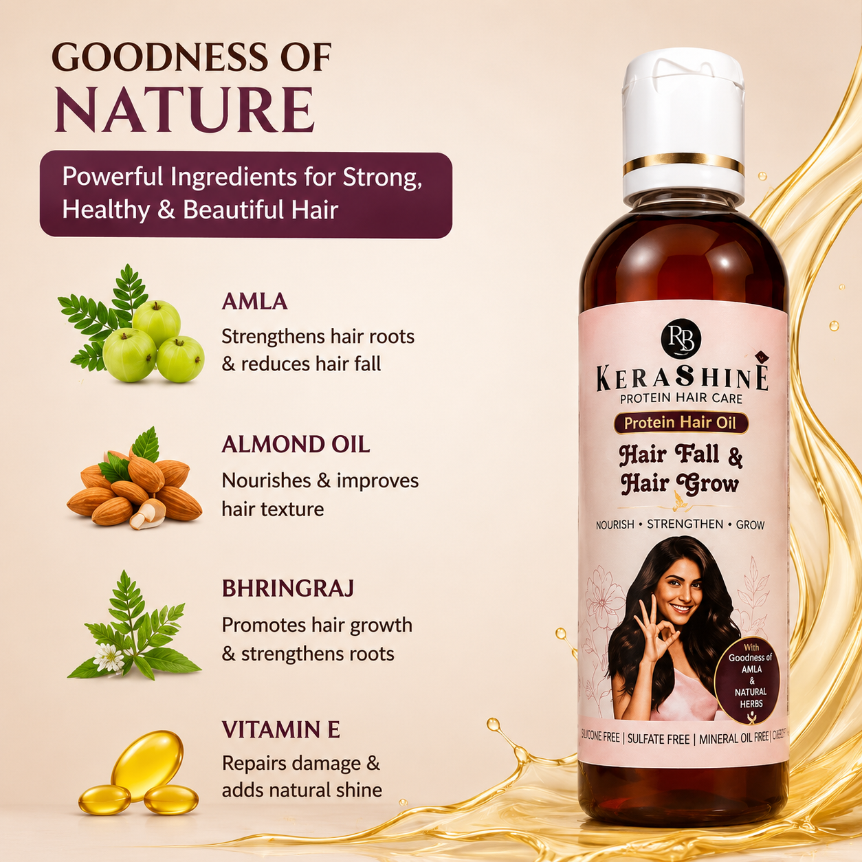 RB KeraShine Protein Hair Oil
