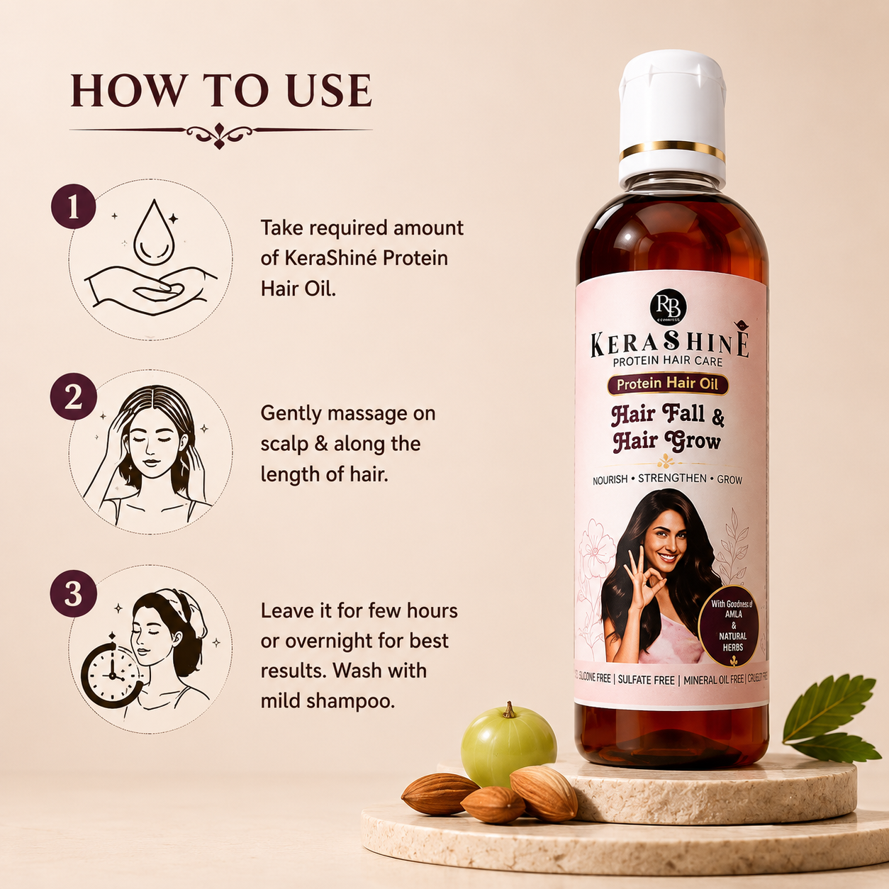 RB KeraShine Protein Hair Oil
