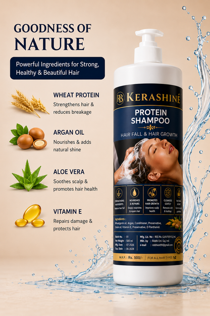 RB KeraShiné Protein Shampoo – Nourishment & Shine | 500 ml
