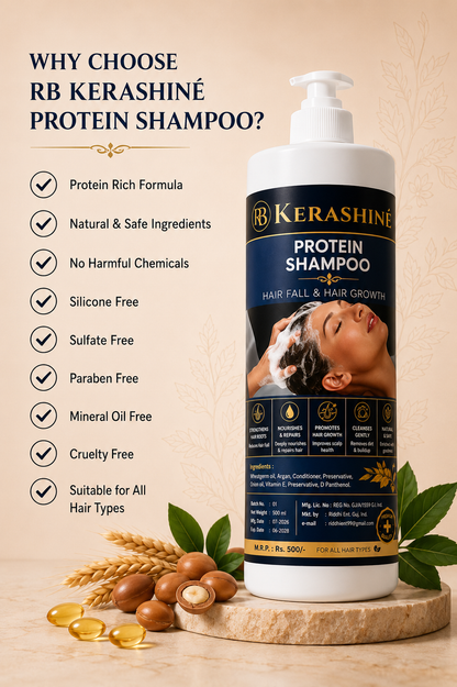 RB KeraShiné Protein Shampoo – Nourishment & Shine | 500 ml