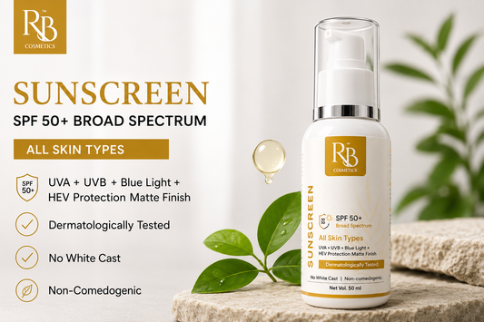 RB Cosmetics SPF 50+ Broad Spectrum Sunscreen
