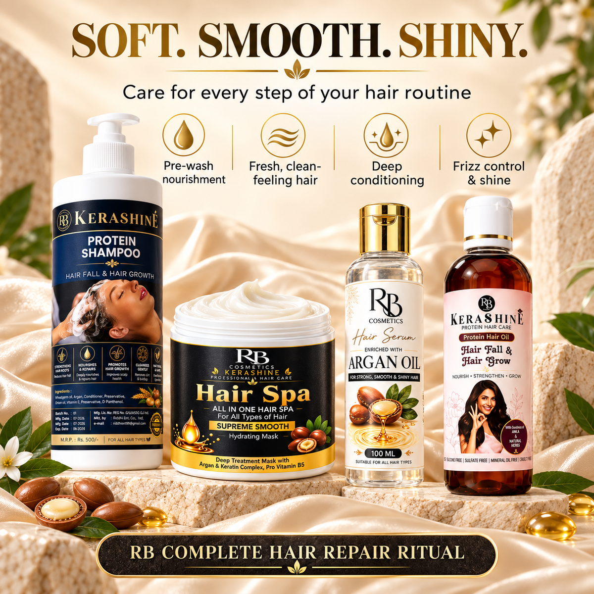 RB Complete Hair Repair Ritual | 4-Step Hair Care Combo