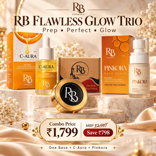 RB Flawless Glow Trio | One Base + C-Aura + Pinkora